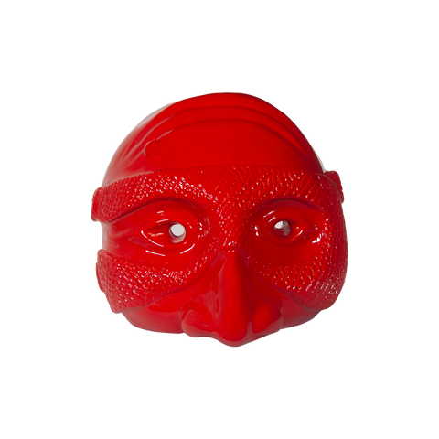 Pulcimhen - Abbiamo un sogno nel cuore, scultura in resina rossa lucido (vers. grande)