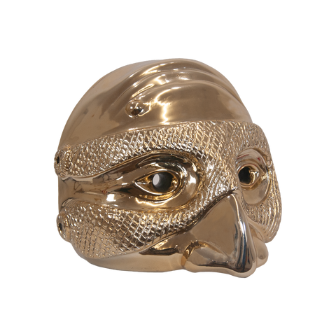 Pulcimhen - Abbiamo un sogno nel cuore, scultura in resina oro lucido (vers. grande)