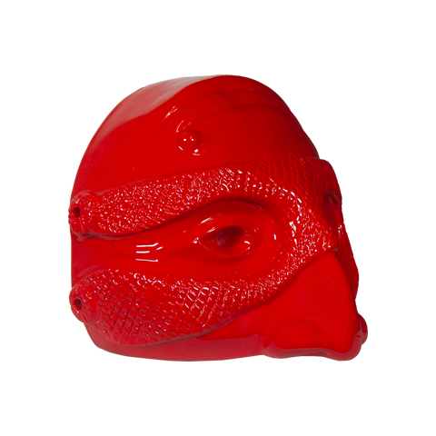 Pulcimhen - Abbiamo un sogno nel cuore, scultura in resina rossa lucido (vers. grande)