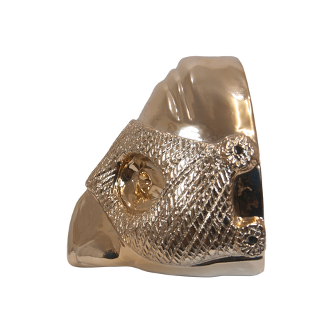 Pulcimhen - Abbiamo un sogno nel cuore, scultura in resina oro lucido (vers. grande)
