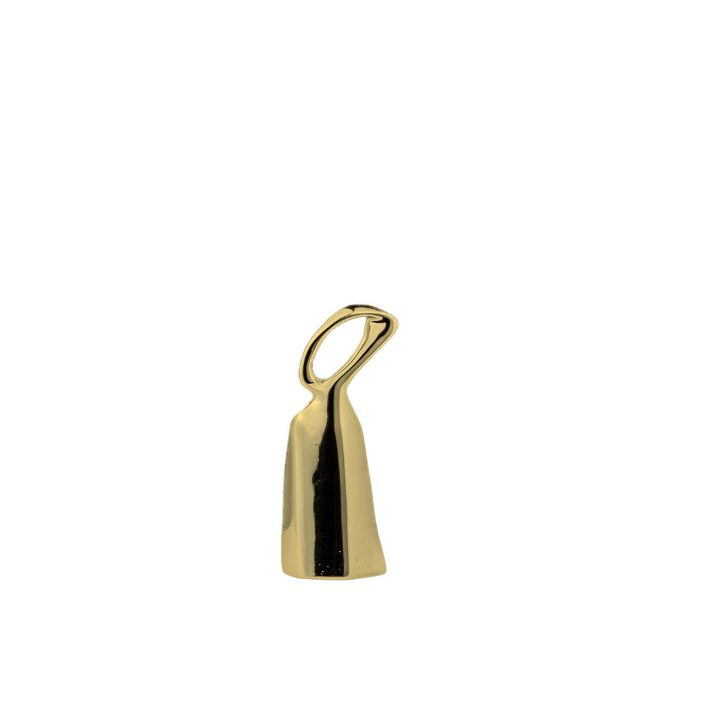 Fides qua - scultura in resina dorata del busto di San Gennaro (vers. 7 cm) in partnership con l'Accademia di Belle Arti di Napoli
