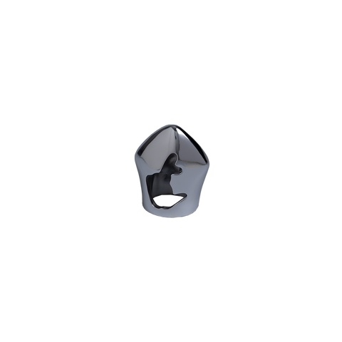 Gestus – sculpture in chromed resin of the miter of San Gennaro (9 cm vers.) in partnership with the Academy of Fine Arts of Naples