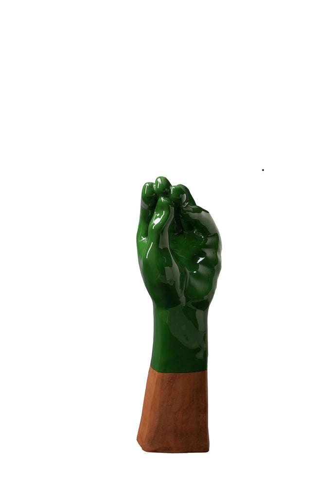 Ma ch vvuo'? - scultura in terracotta de 