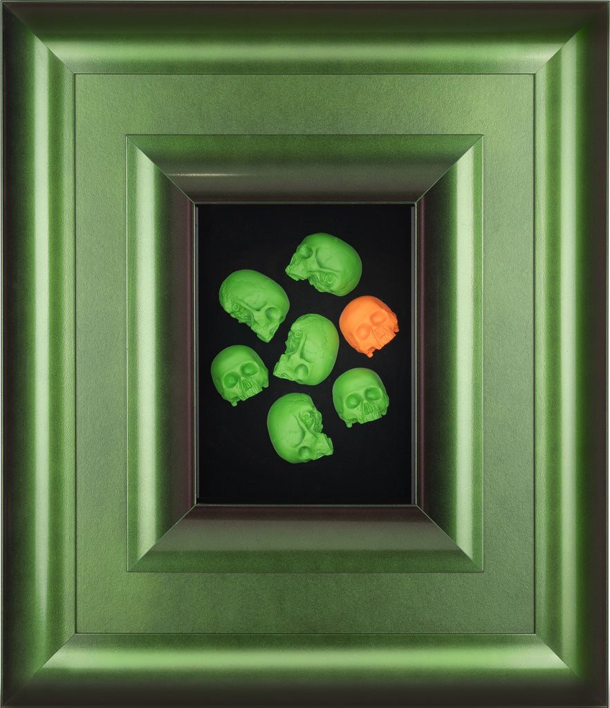 'E capuzzelle, il Culto delle Anime Pezzentelle - teschi in resina col ...