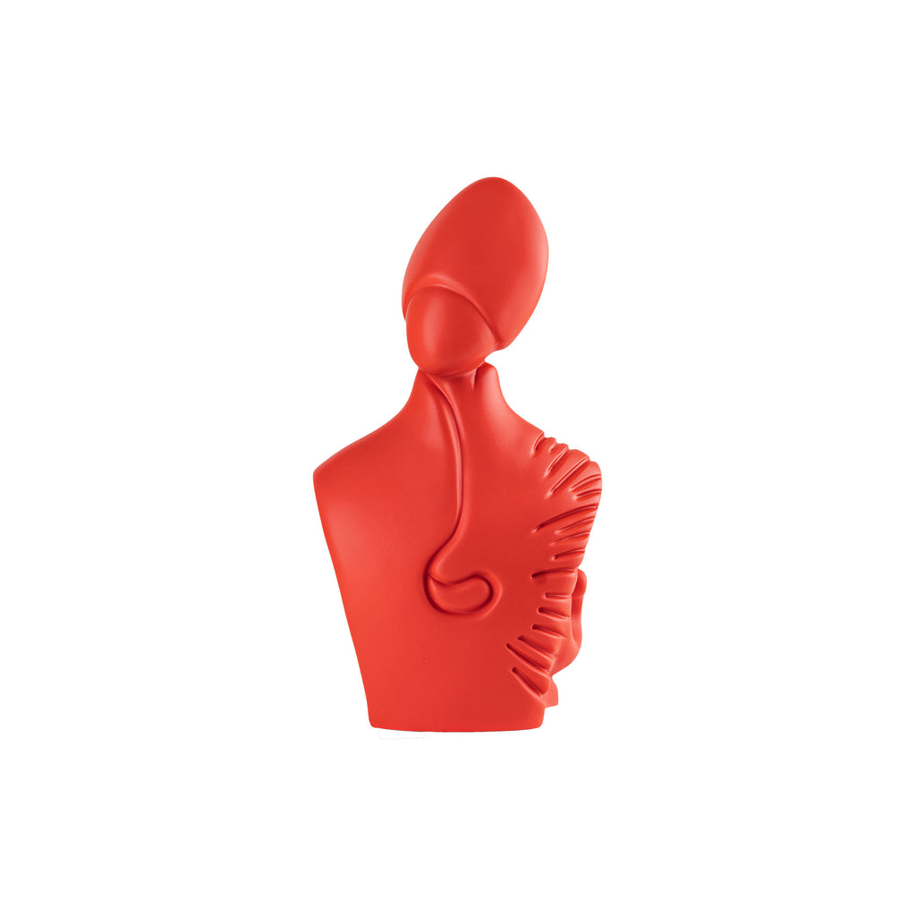 il nuovo San Gennaro - scultura in resina colorata opaca da 14 cm