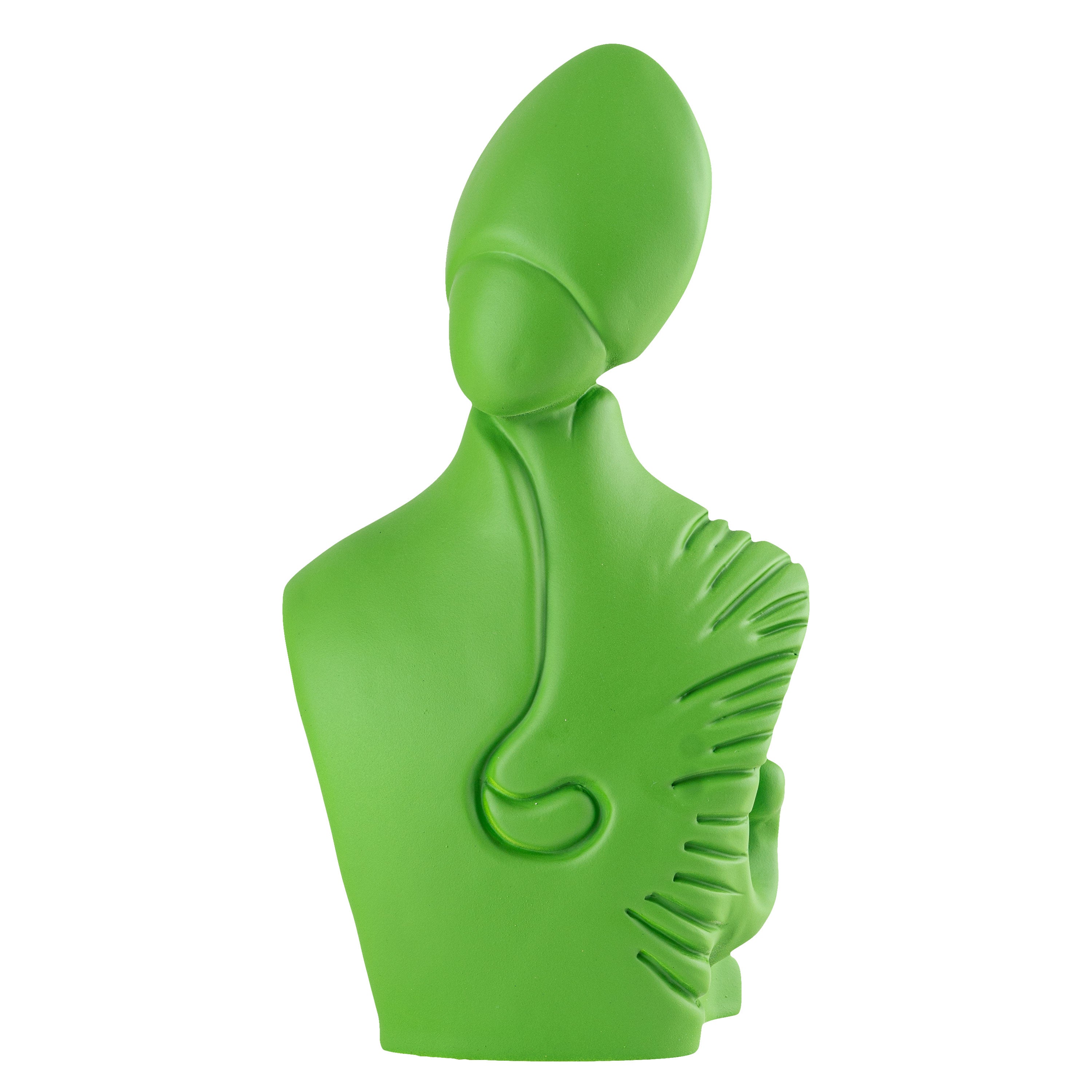 il nuovo San Gennaro - scultura in resina colorata opaca da 27 cm