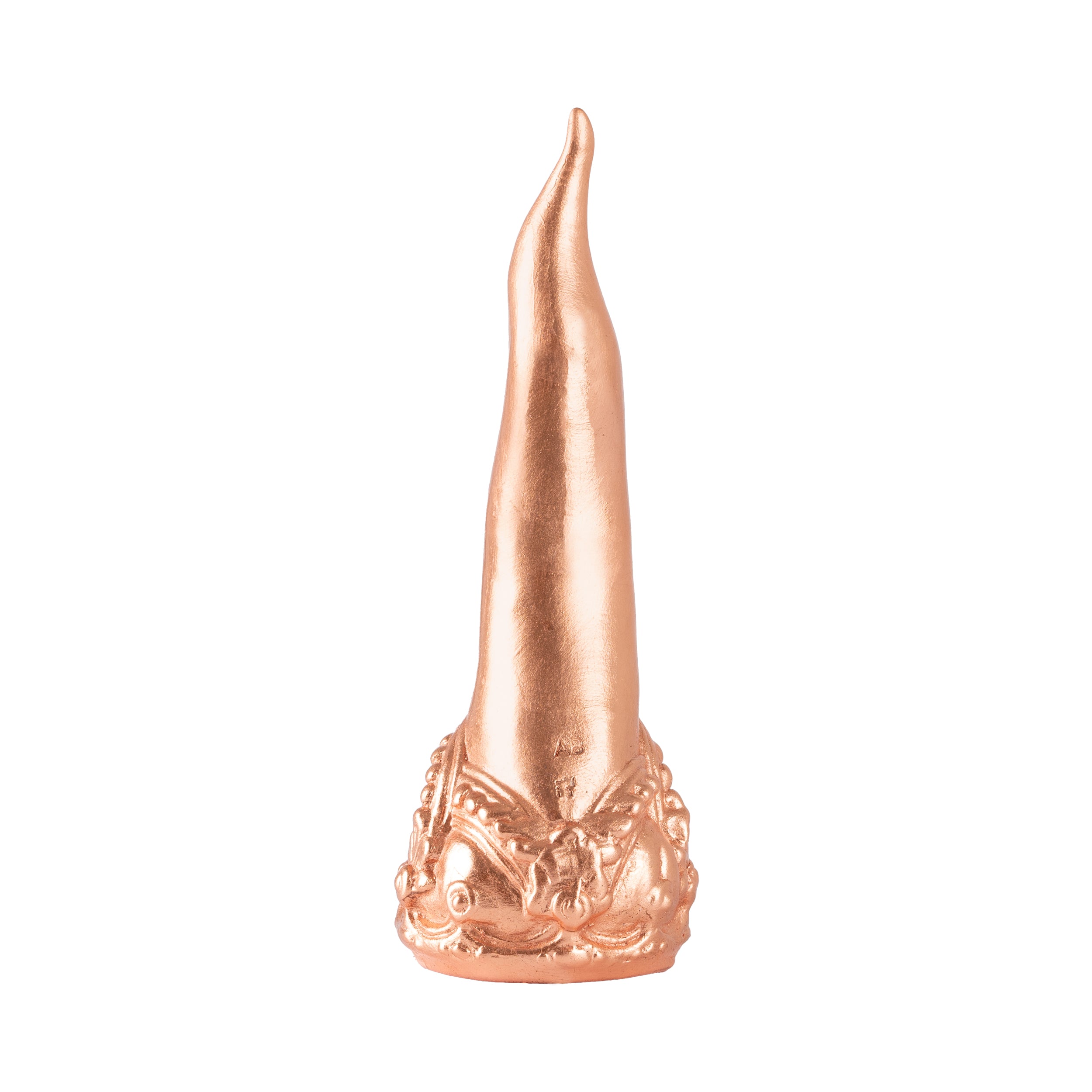 Cornoscultura con corona - scultura in terracotta smaltata a freddo per scaramanzia napoletana (24 cm) (copia)