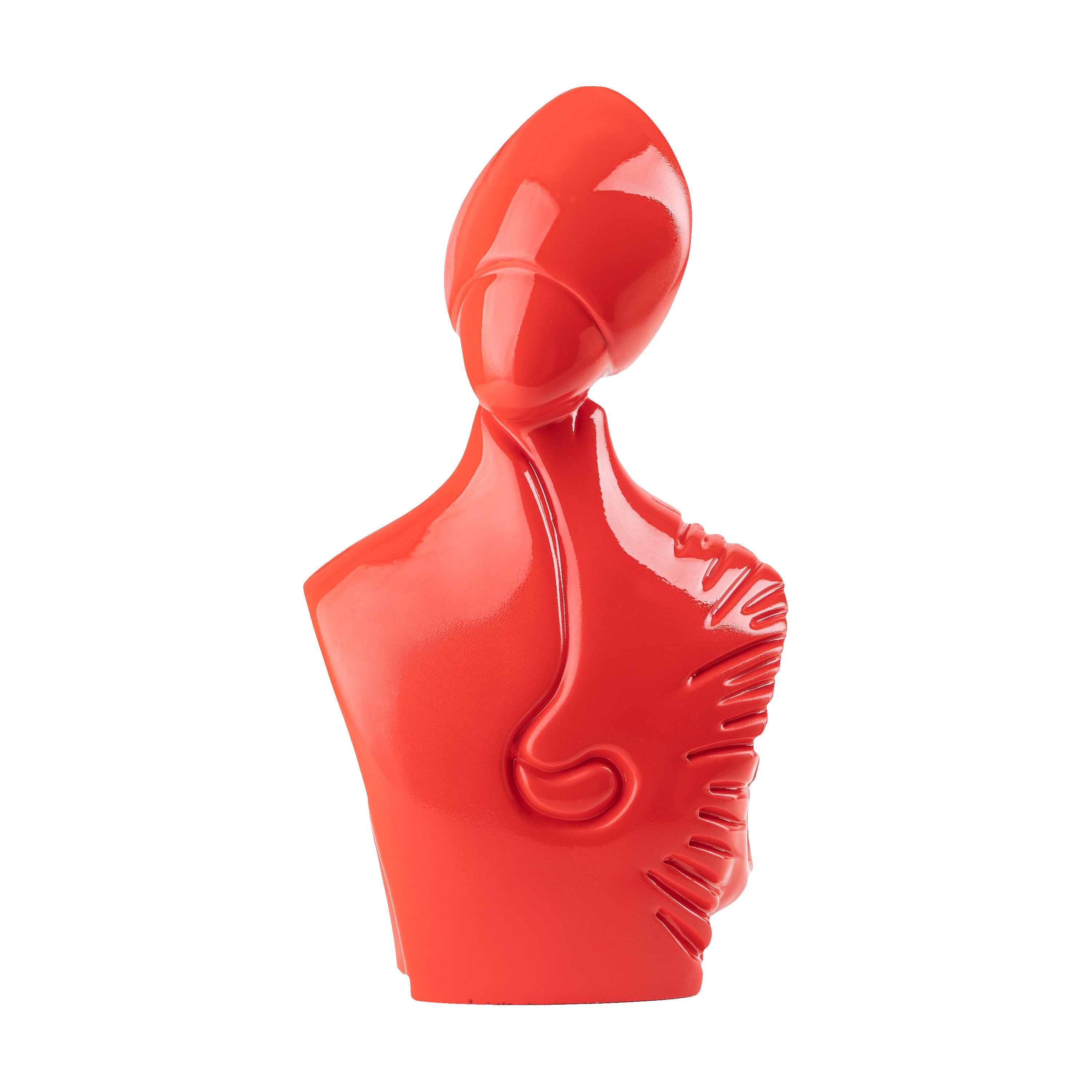 il nuovo San Gennaro - scultura in resina colorata lucida da 27 cm