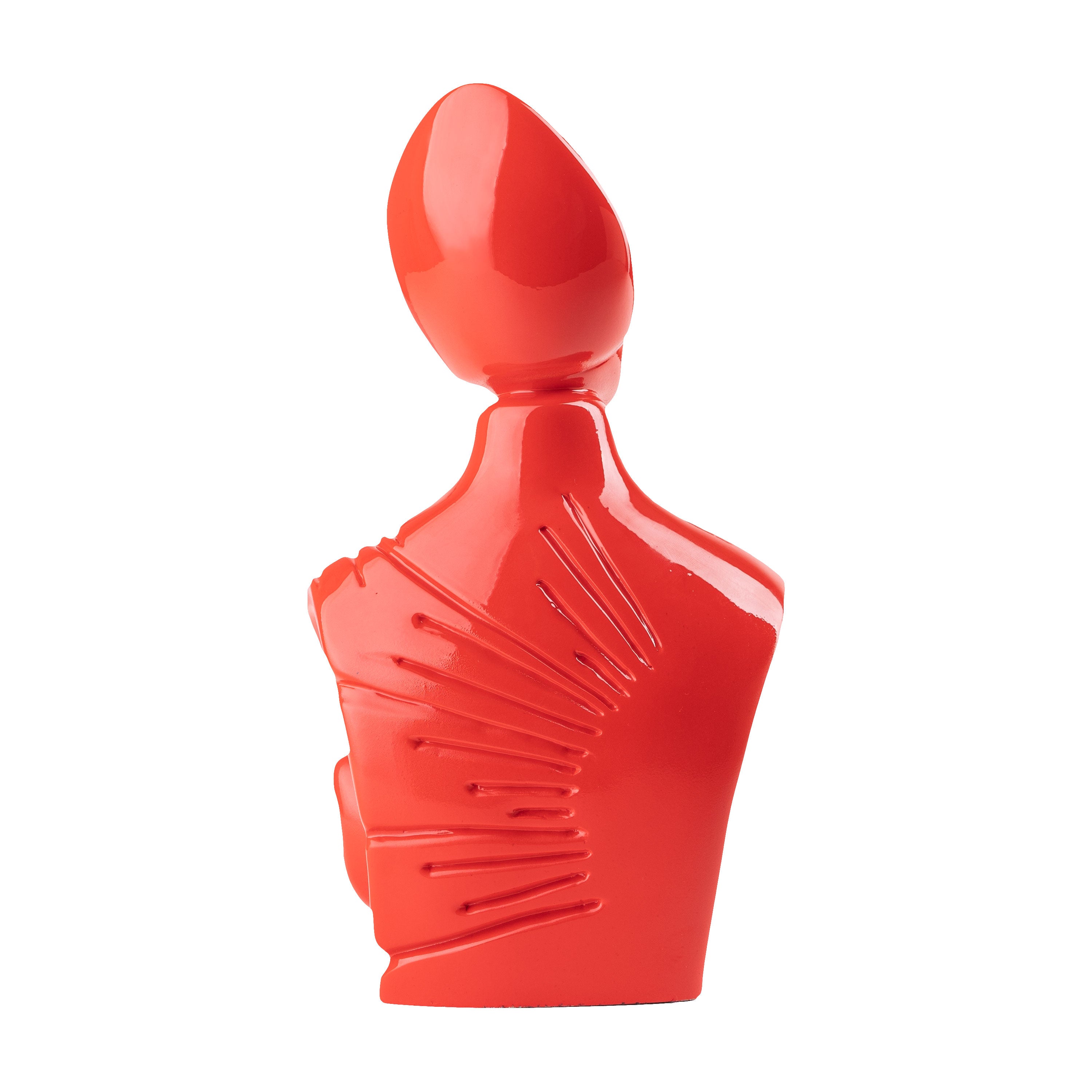il nuovo San Gennaro - scultura in resina colorata lucida da 27 cm