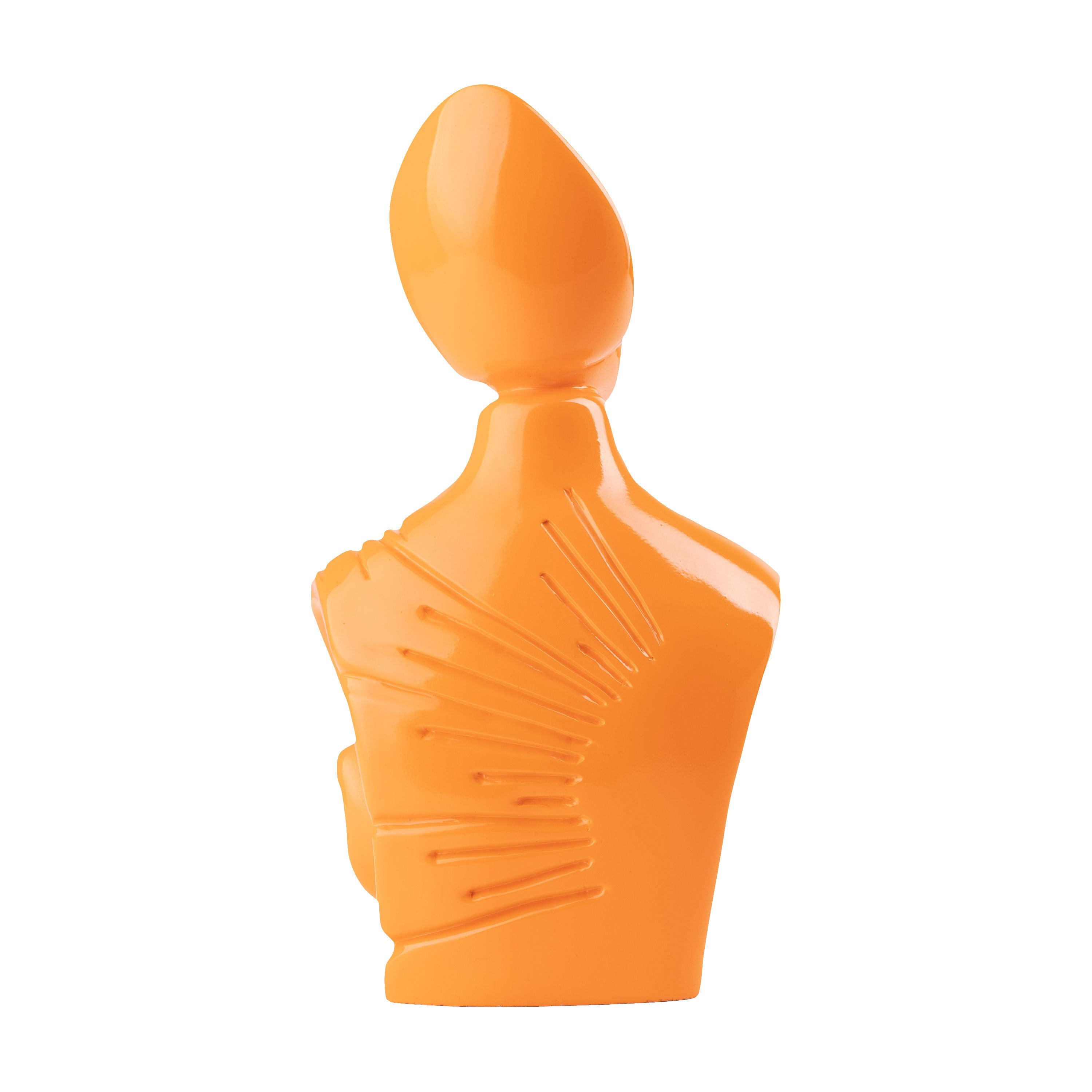 il nuovo San Gennaro - scultura in resina colorata lucida da 27 cm