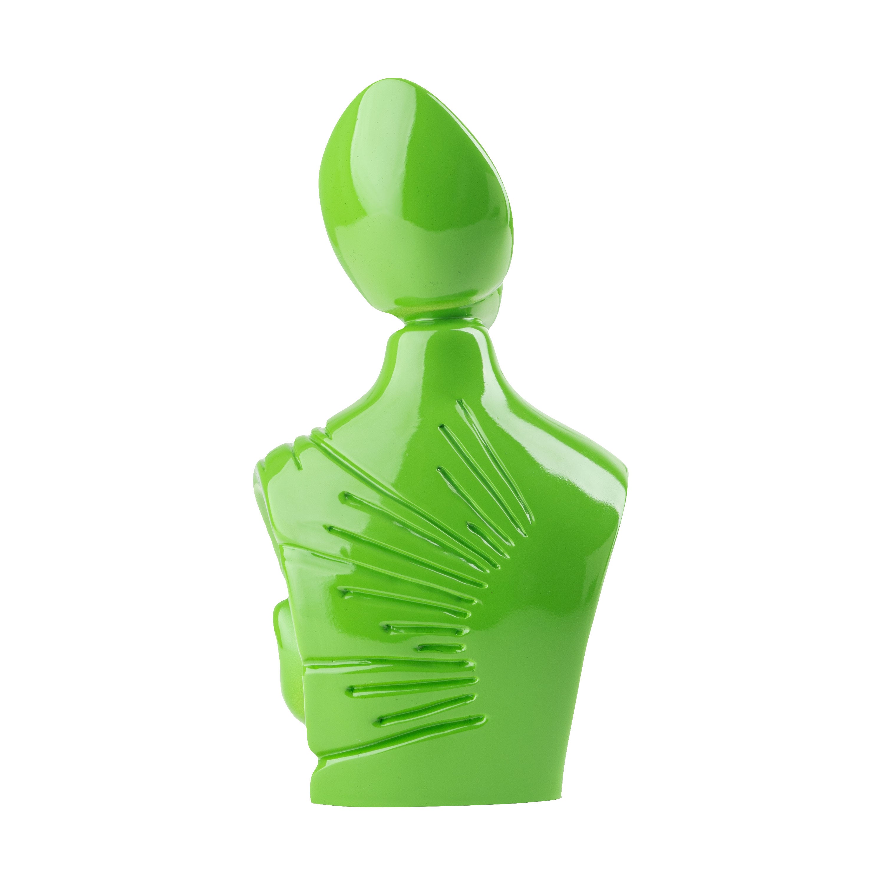 il nuovo San Gennaro - scultura in resina colorata lucida da 27 cm