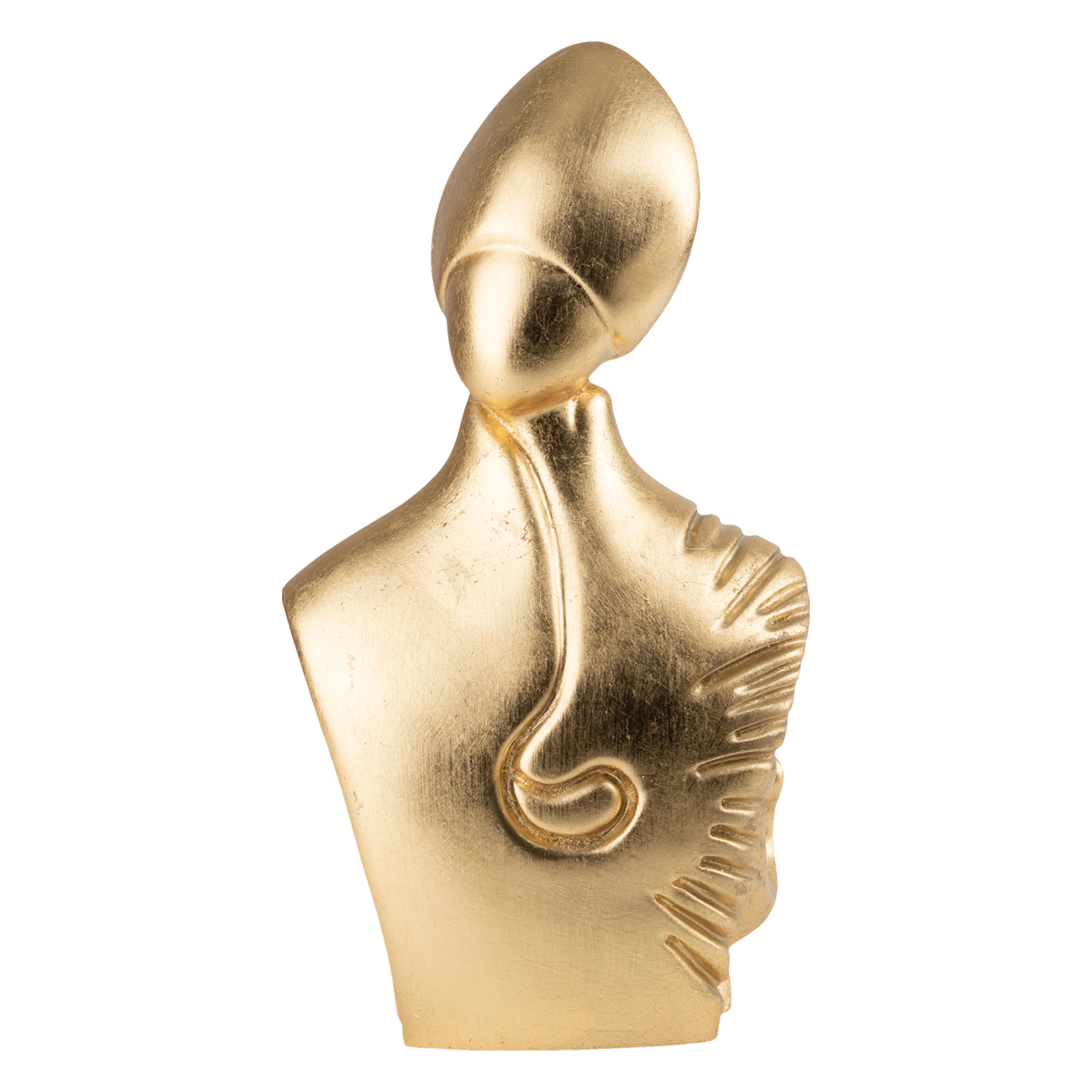 il nuovo San Gennaro - scultura in resina dorata da 27 cm