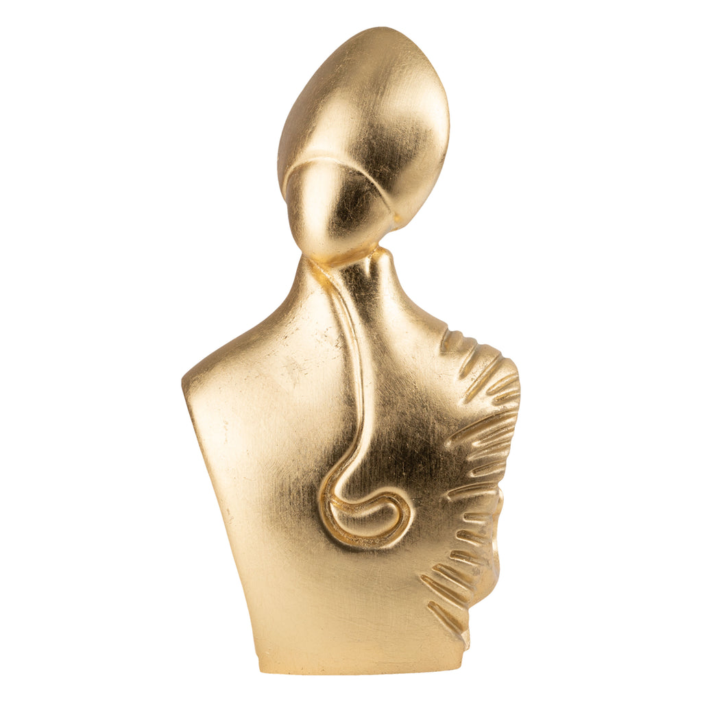 the new San Gennaro - 27 cm gold leaf resin sculpture