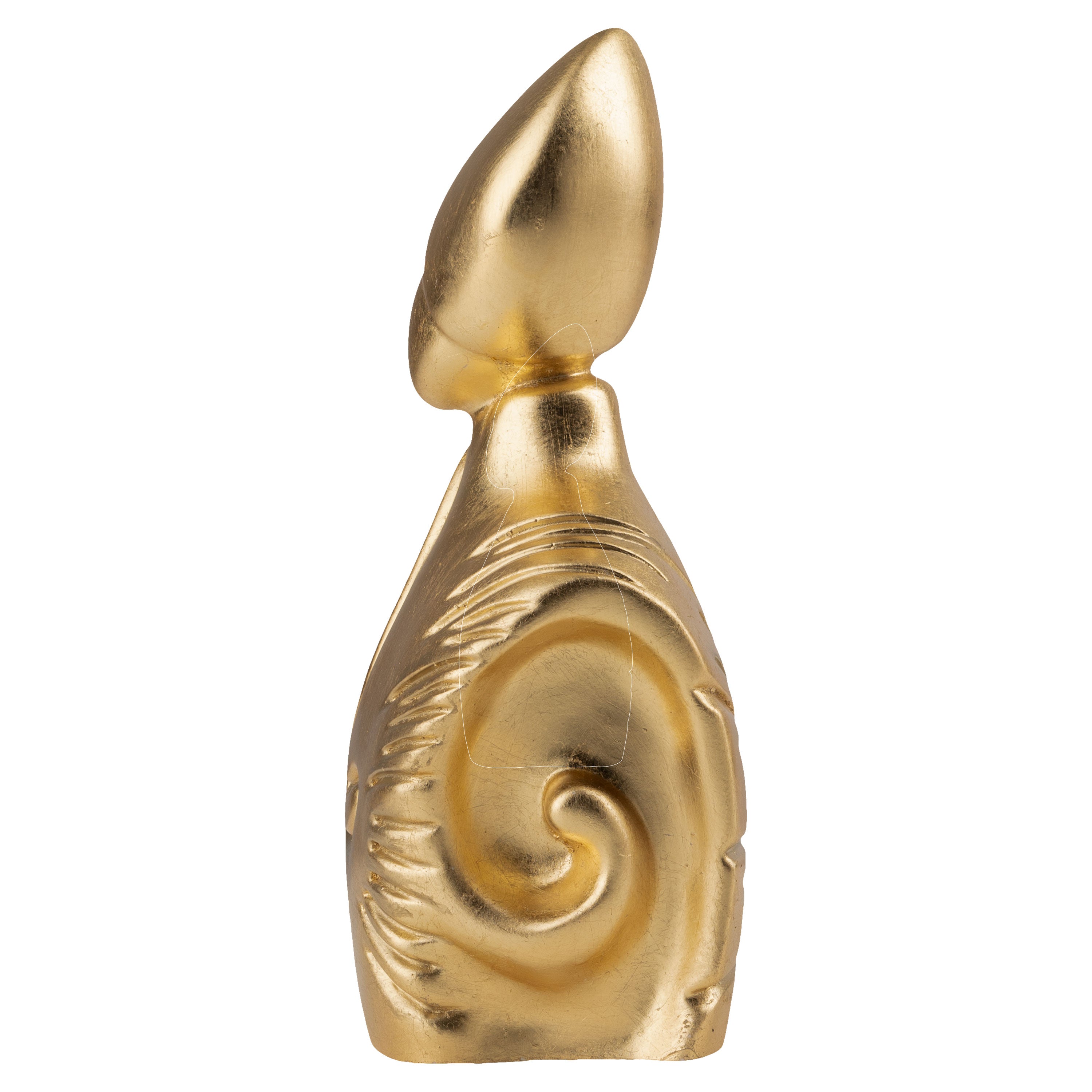 il nuovo San Gennaro - scultura in resina dorata da 27 cm