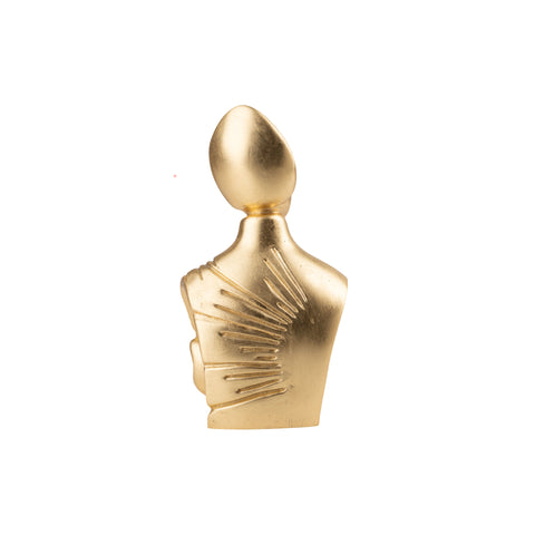 the new San Gennaro - 14 cm gold leaf resin sculpture