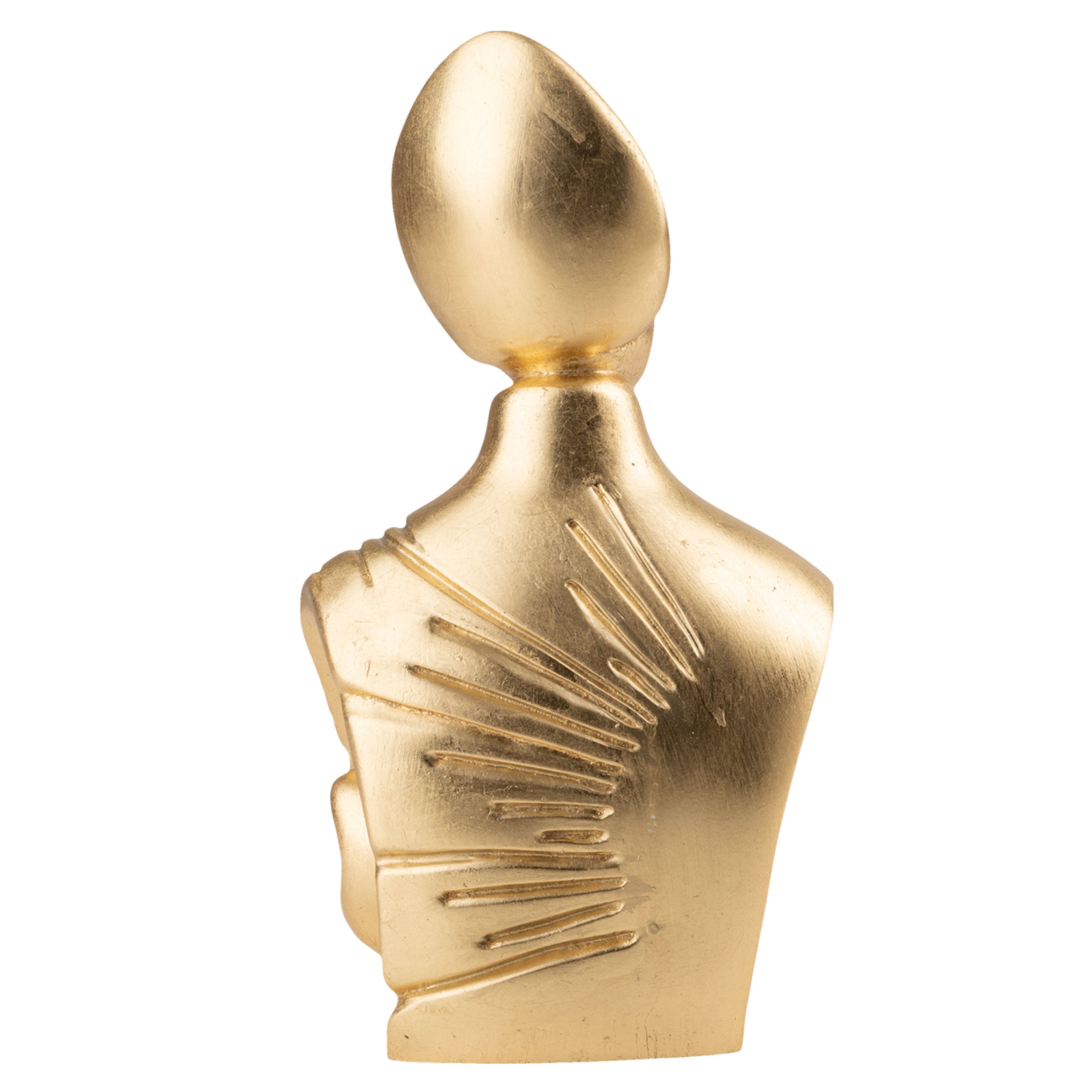 il nuovo San Gennaro - scultura in resina dorata da 27 cm