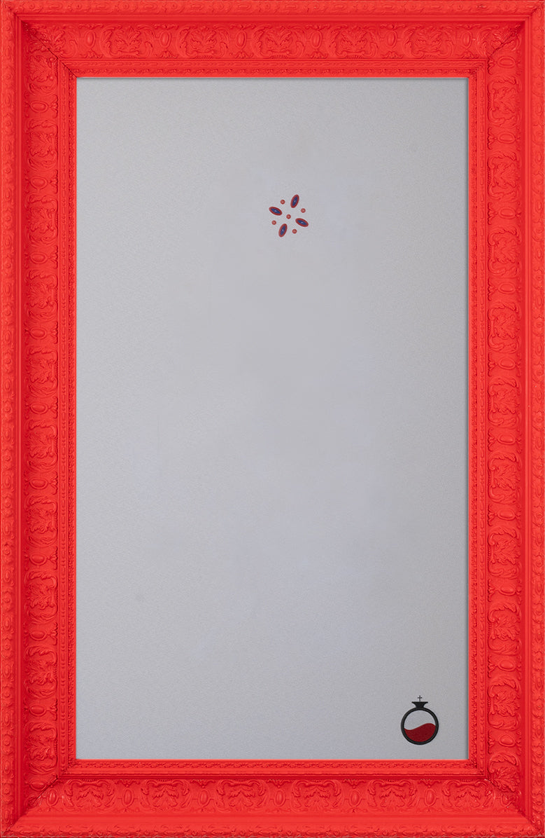 Il nuovo San Gennaro - quadro e lampada in cornice barocca con accensione touch ed applicazione smart
