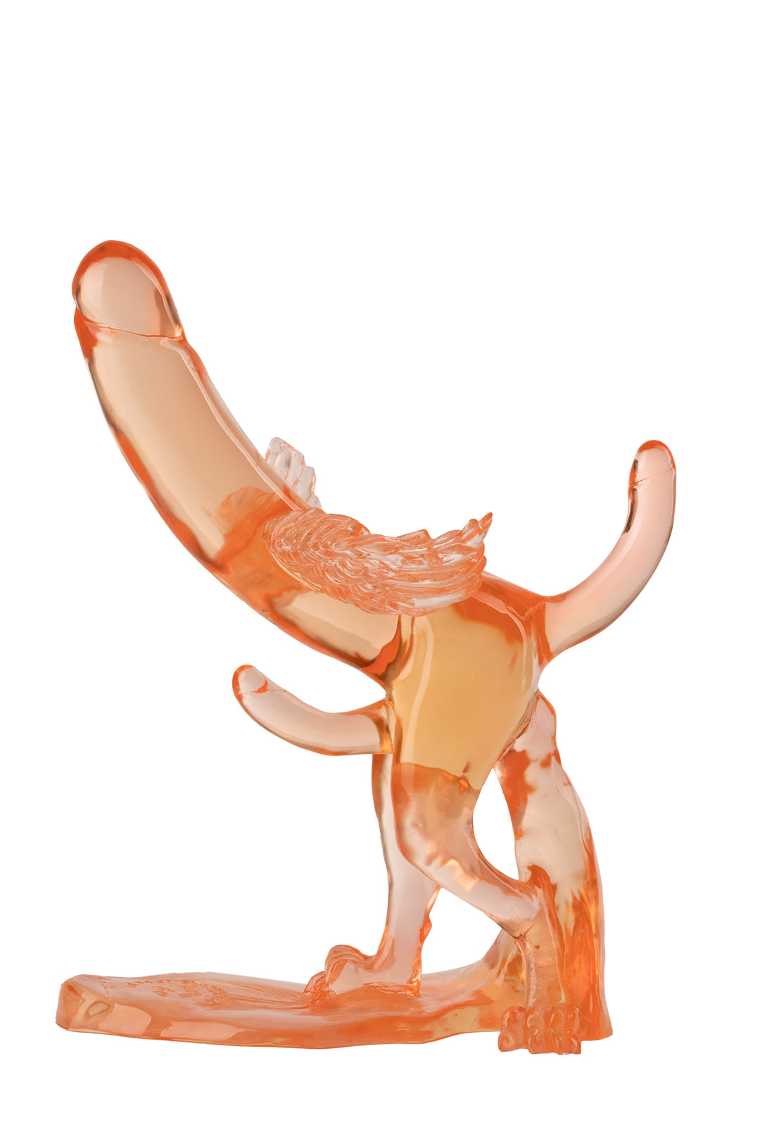 Uocchie, maluocchie e fatte l'uocchie - scultura in resina del fallo alato