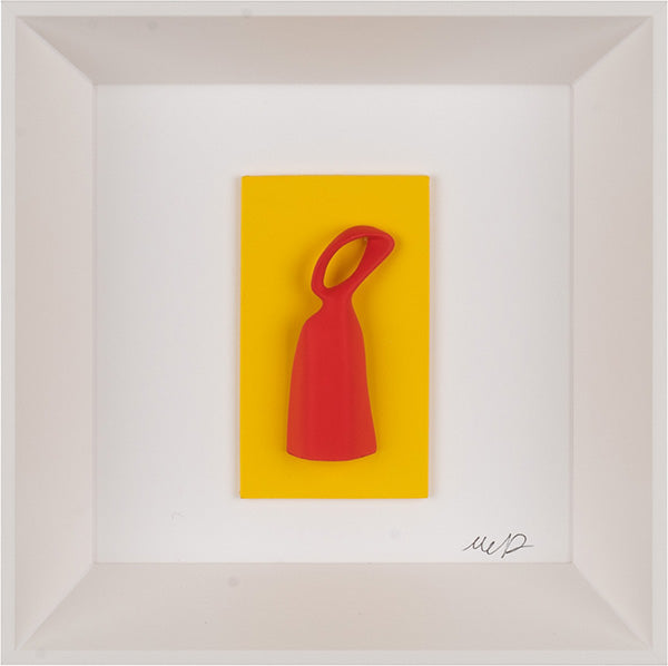 Fides qua - scultura in resina colorata del San Gennaro su quadro fondo bianco con cornice artigianale italianaFides qua - scultura in resina colorata del San Gennaro su quadro fondo bianco con cornice artigianale italiana (vers 2)