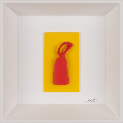 Fides qua - scultura in resina colorata del San Gennaro su quadro fondo bianco con cornice artigianale italianaFides qua - scultura in resina colorata del San Gennaro su quadro fondo bianco con cornice artigianale italiana (vers 2)