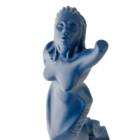 Partenope è cchiù bell' 'e Venere - scultura in resina sulla sirena protettrice di Napoli