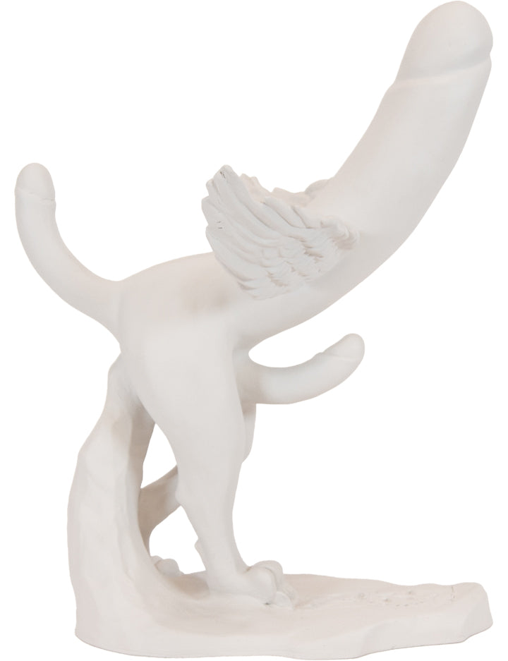 Uocchie, maluocchie e fatte l'uocchie - scultura in resina del fallo alato