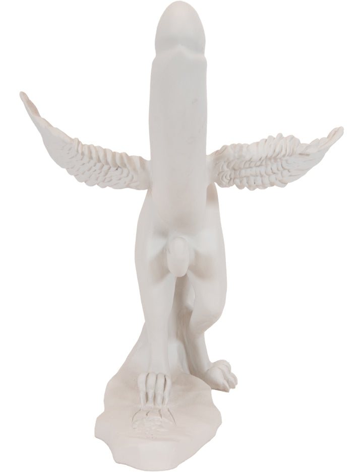 Uocchie, maluocchie e fatte l'uocchie - scultura in resina del fallo alato