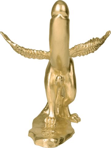 Uocchi, maluocchi and made the uocchie - resin sculpture of the winged phallus