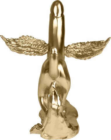 Uocchi, maluocchi and made the uocchie - resin sculpture of the winged phallus