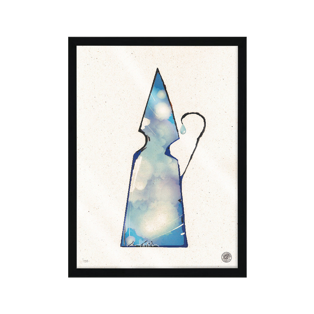 San GennAIR - grafica d'autore Special G numerata con cornice artigianale italiana
