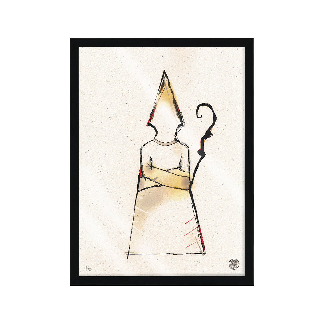 San GenNEURO - numbered Special G artwork with Italian handcrafted frame