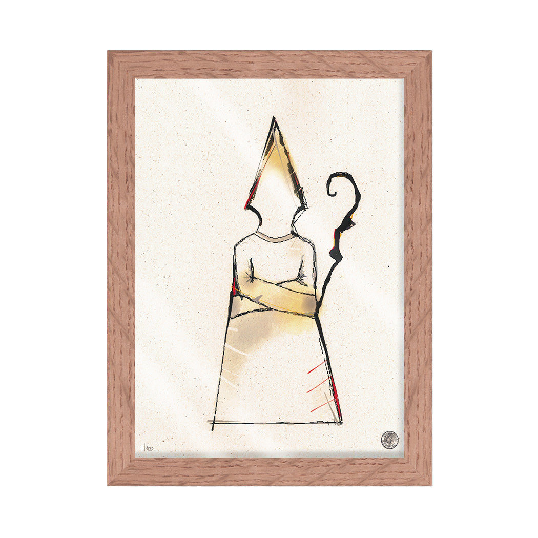 San GenNEURO - numbered Special G artwork with Italian handcrafted frame