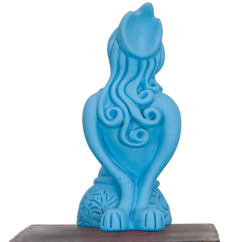 Partenope è cchiù bell' 'e Venere - sculpture in resin on the siren protector of Naples