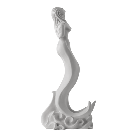 Partenope è cchiù bell' 'e Venere - sculpture in resin on the siren protector of Naples