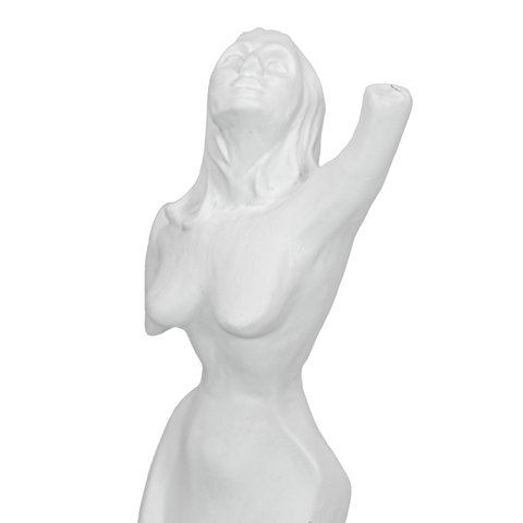 Partenope è cchiù bell' 'e Venere - sculpture in resin on the siren protector of Naples