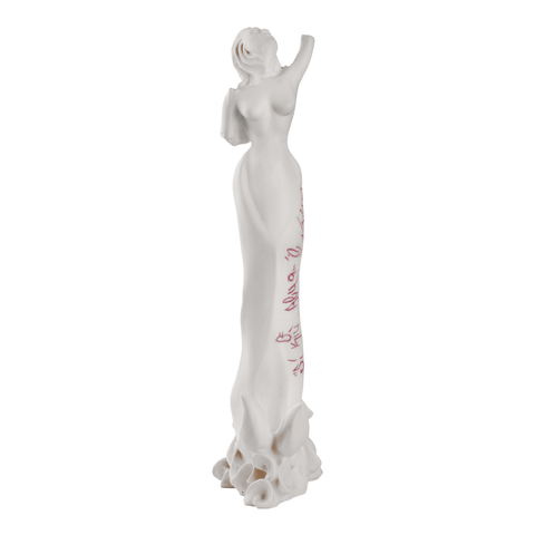 Partenope è cchiù bell' 'e Venere - sculpture in resin on the siren protector of Naples