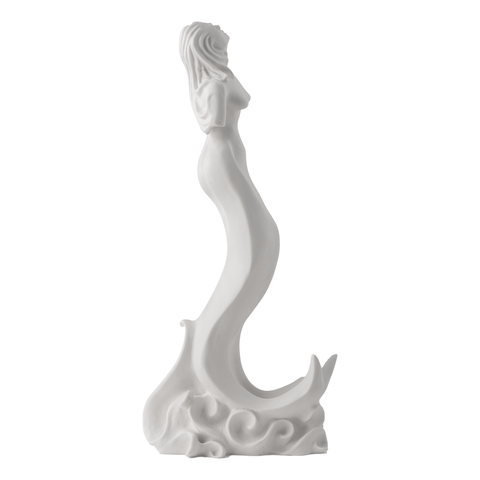 Partenope è cchiù bell' 'e Venere - sculpture in resin on the siren protector of Naples