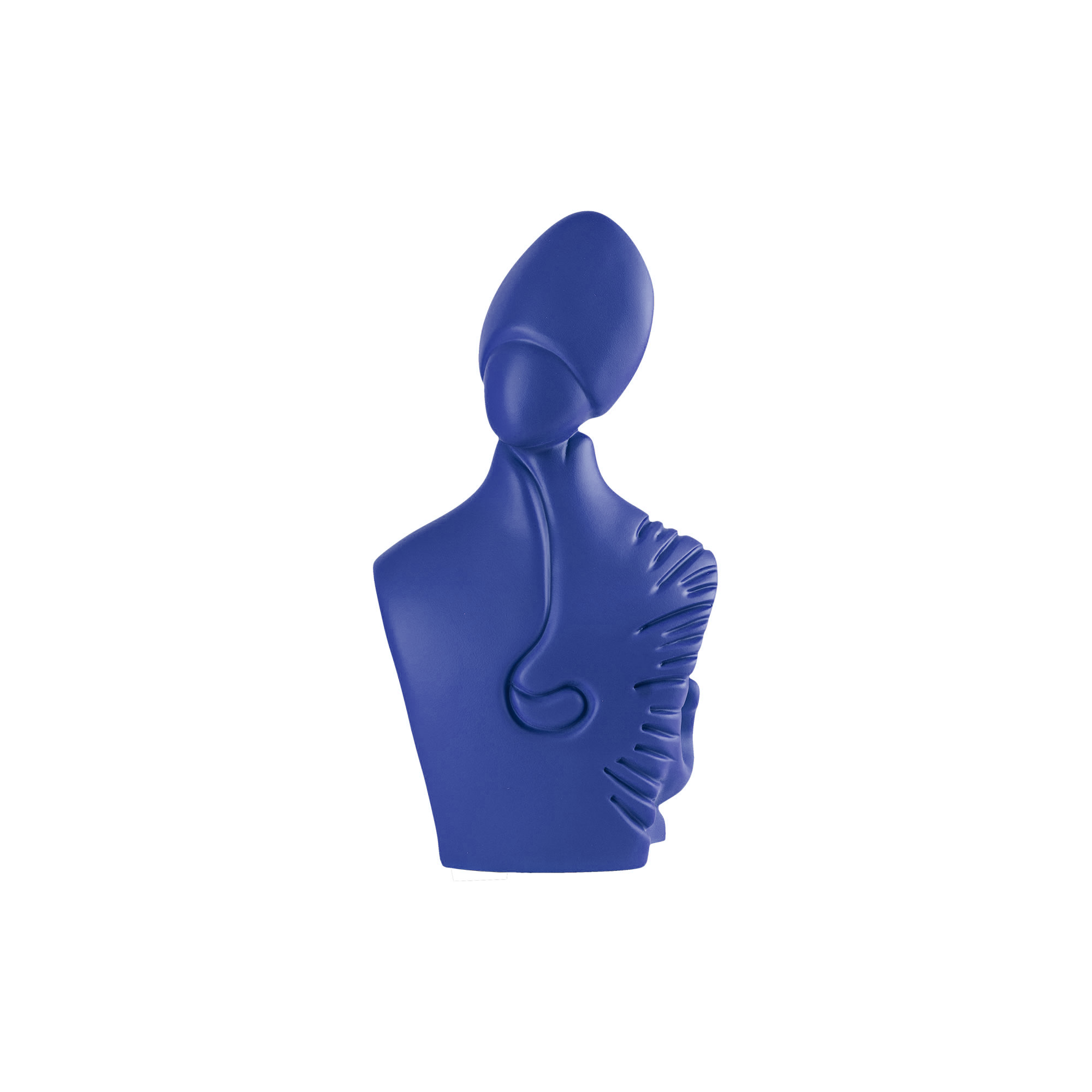il nuovo San Gennaro - scultura in resina colorata opaca da 14 cm
