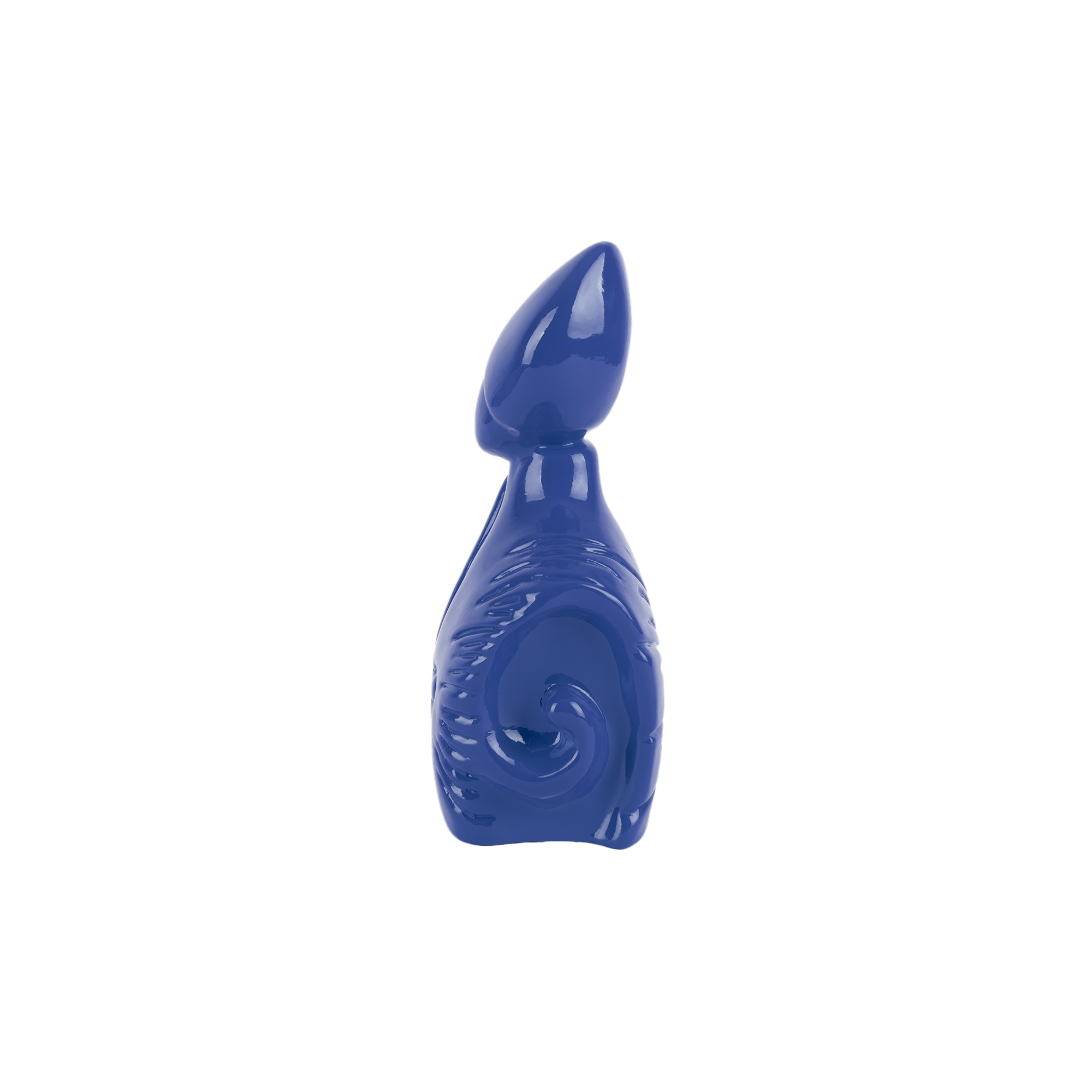il nuovo San Gennaro - scultura in terracotta blu smaltata a freddo con finitura lucida da 10 cm(Copia) (Copia)