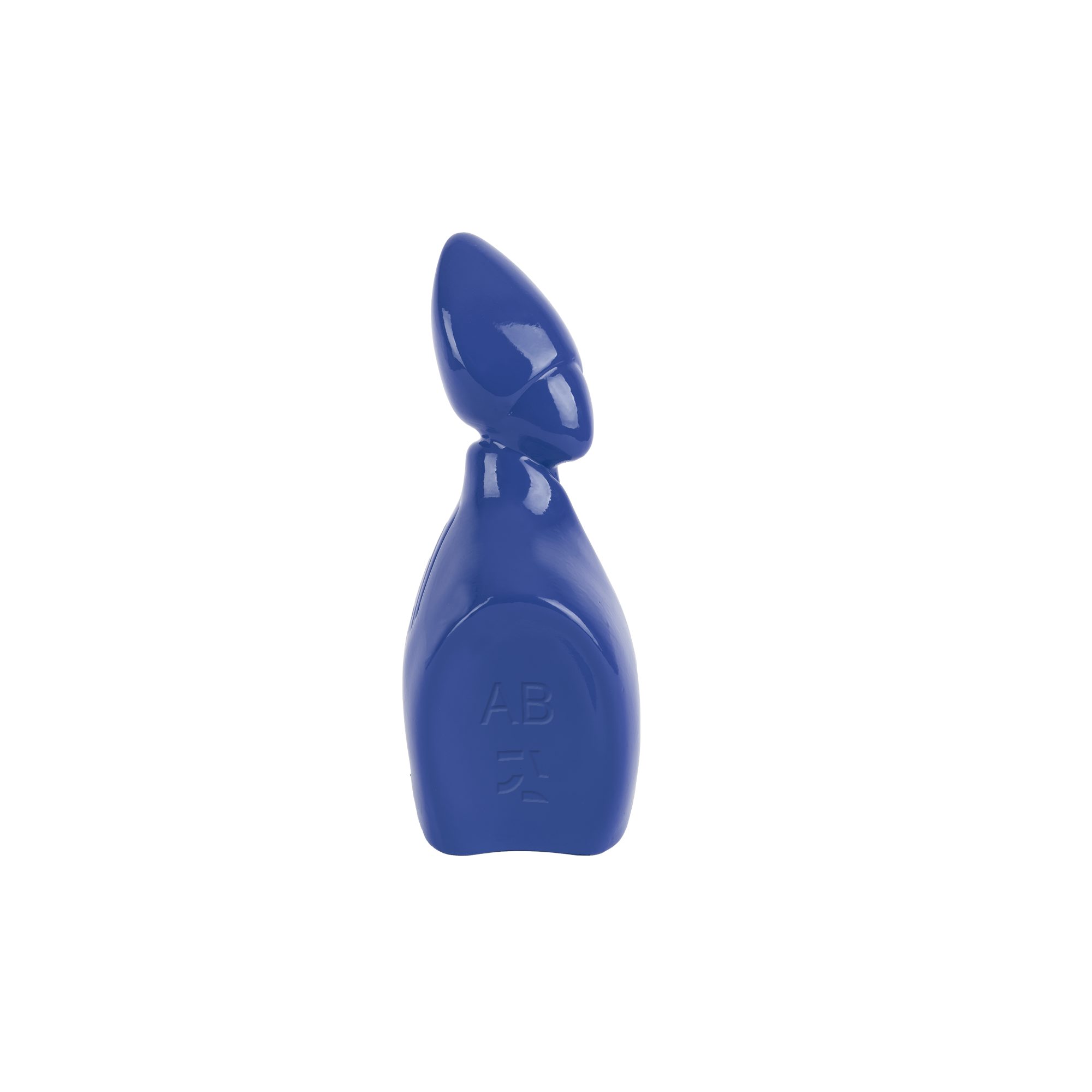 il nuovo San Gennaro - scultura in terracotta blu smaltata a freddo con finitura lucida da 10 cm(Copia) (Copia)