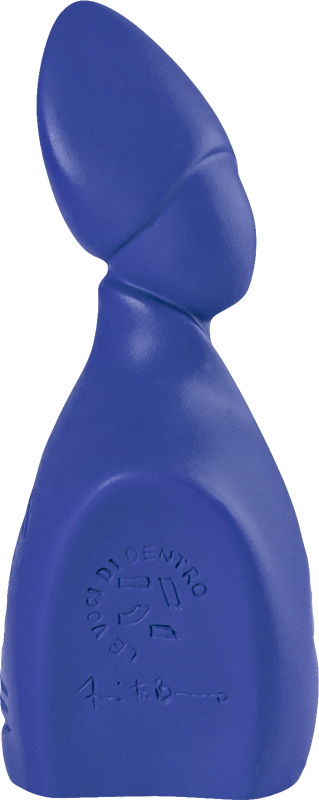 il nuovo San Gennaro - scultura in resina colorata opaca da 27 cm