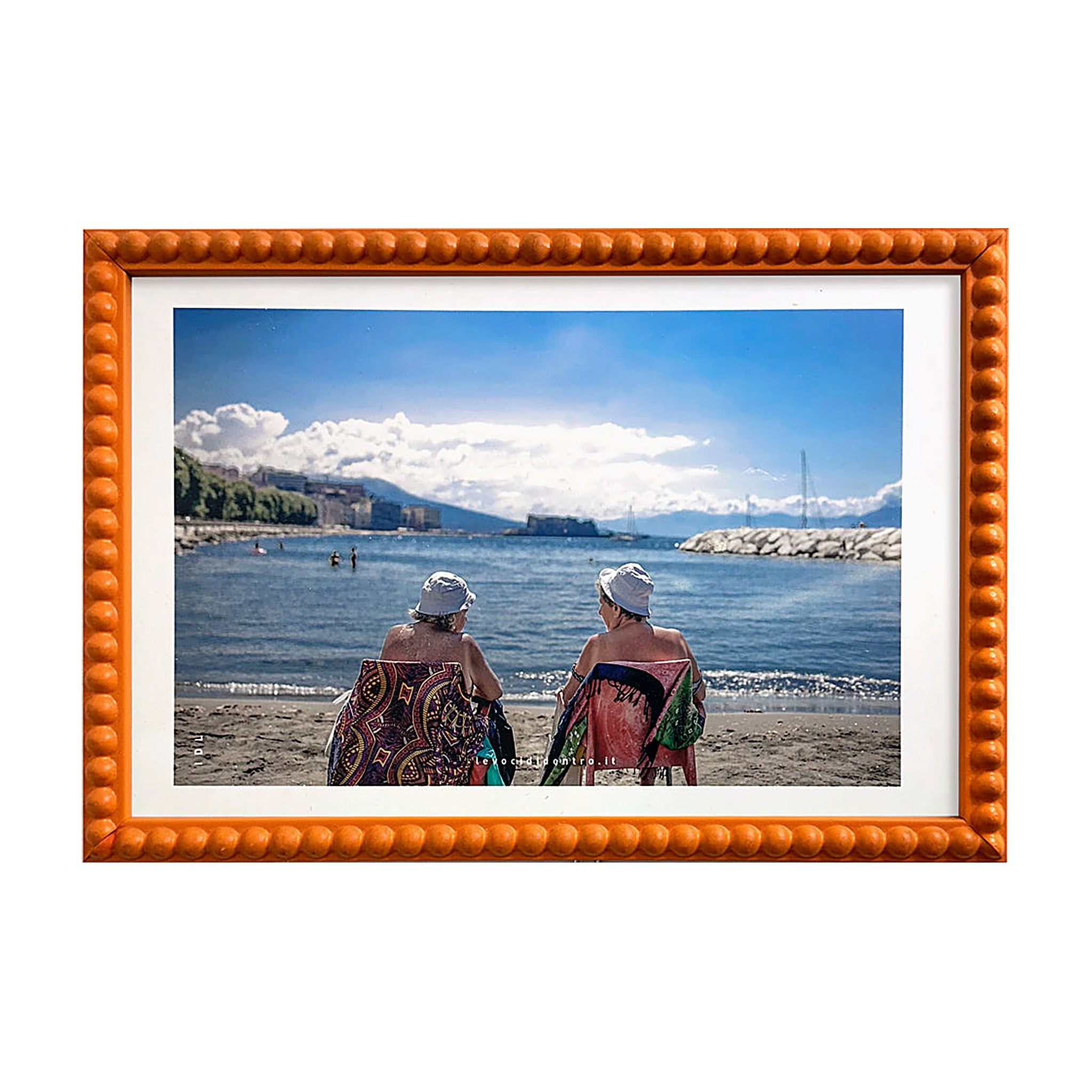 Cofecchie - stampa fotografica su Napoli con cornice artigianale italiana