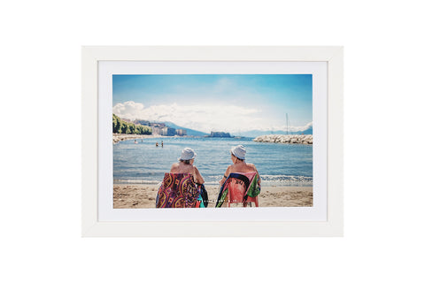 Cofecchie - photographic print on Naples with an Italian handcrafted frame