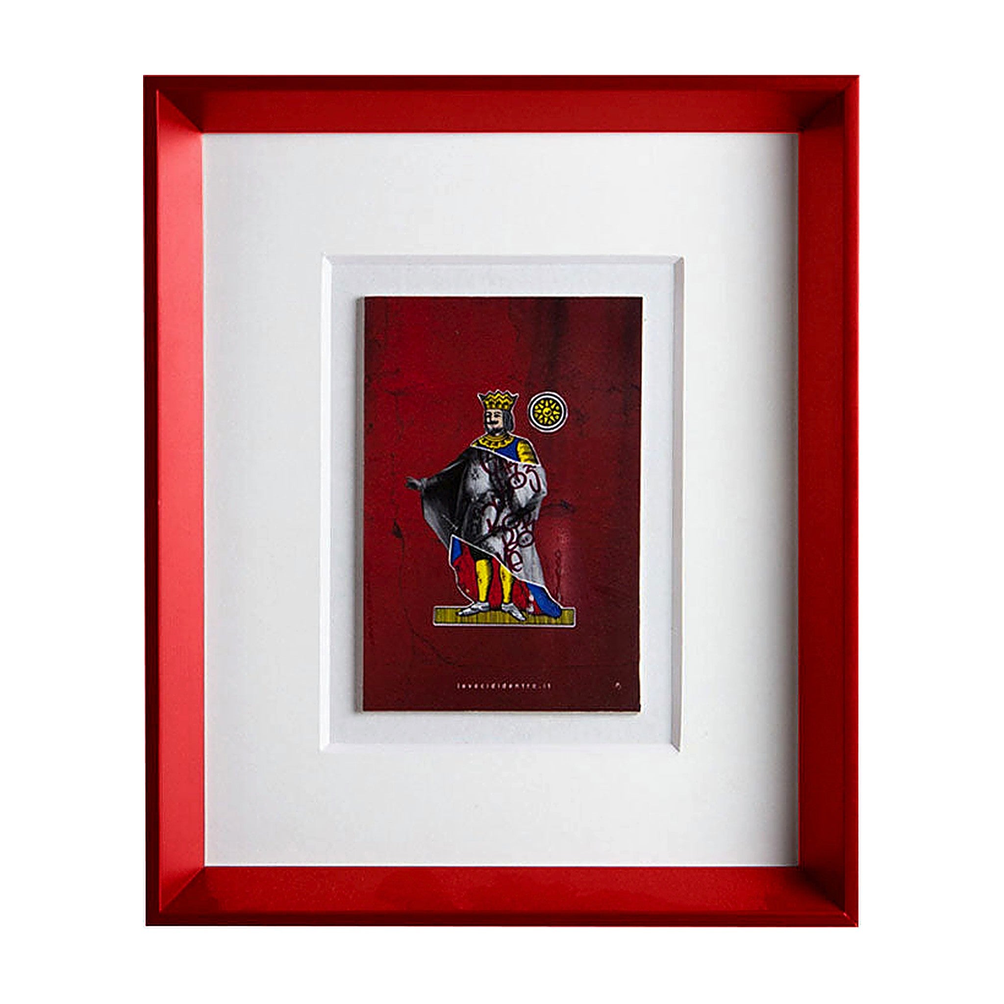 The kings of Naples - premium version of the author's graphics with an Italian handcrafted frame