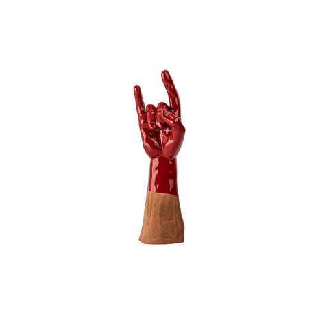 Tien 'e ccorn -scultura in terracotta de "Il linguaggio delle Mani"