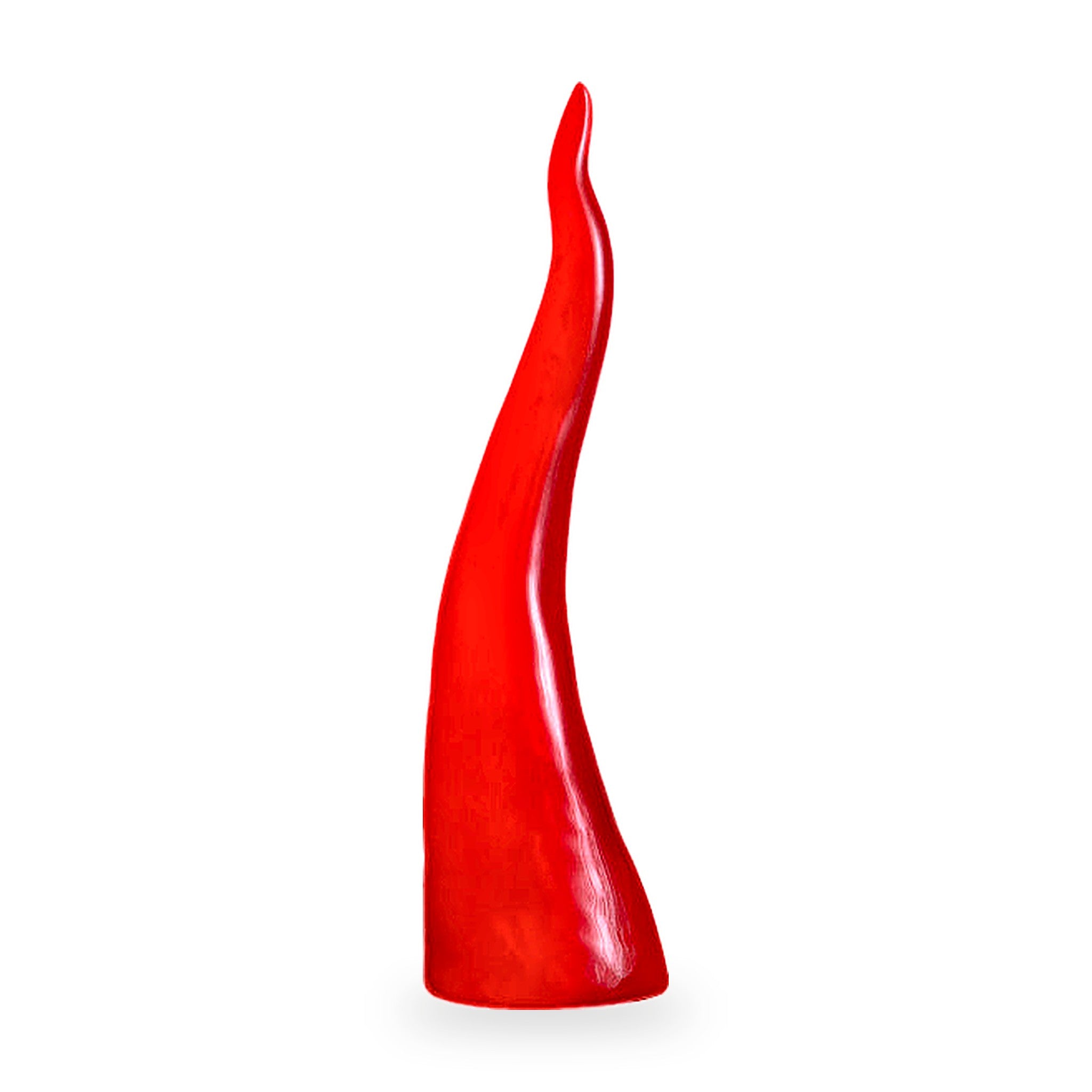 Corni colorati - scultura in ceramica per scaramanzia napoletana (25cm)