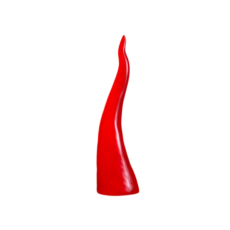 Corni colorati - scultura in ceramica per scaramanzia napoletana (25cm)