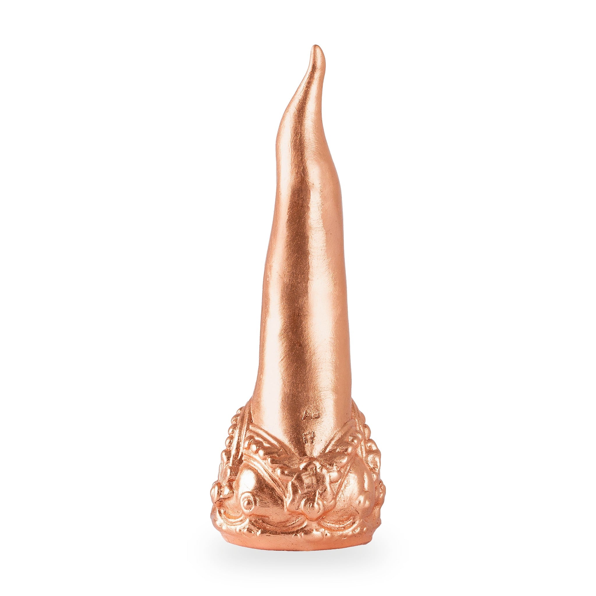 Cornoscultura con corona - scultura in terracotta smaltata a freddo per scaramanzia napoletana (24 cm) (copia)
