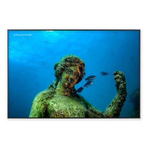 Dionisio con pantera - stampa fotografica in Fine Art, Baia, 2018