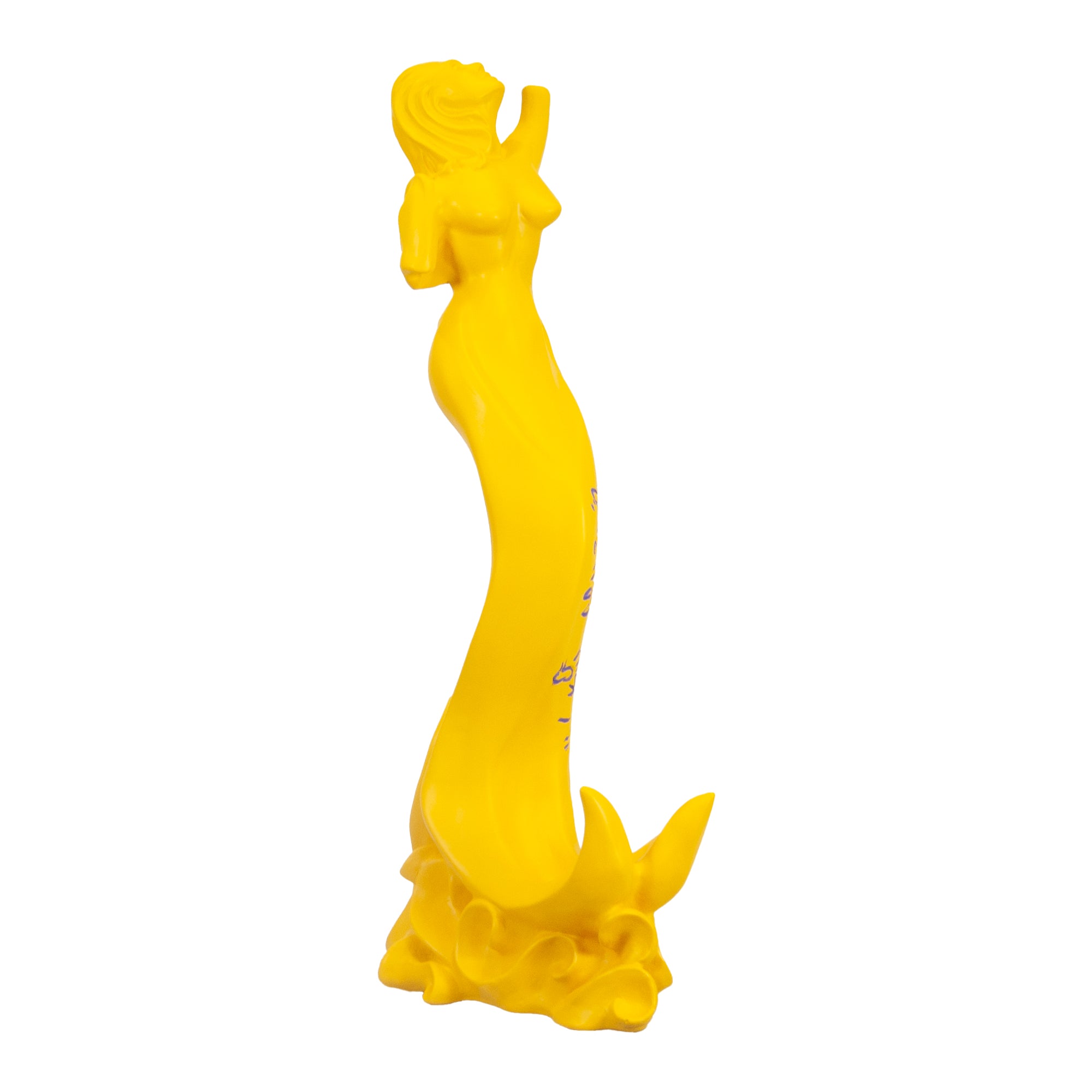 Partenope è cchiù bell' 'e Venere - sculpture in resin on the siren protector of Naples